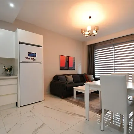 0017 White Sail Cozy 1-bedroom Steps From Yekta Mall In Mahmutlar, Alanya
